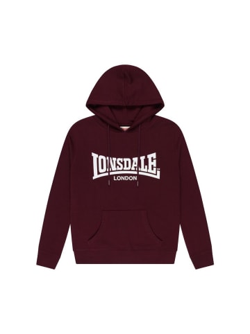 Lonsdale Hoodie "Flookburgh" in Rot