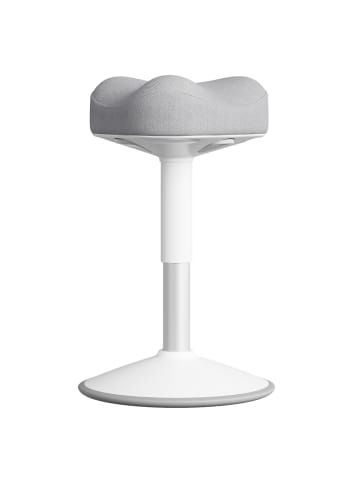 SONGMICS Arbeitshocker Activo in Grau - (B)36.5 x (H)(48-65.5) x (T)34 cm