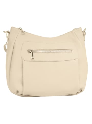 Samantha Look Umhängetasche echt Leder in beige