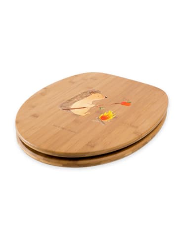Mr. & Mrs. Panda Toilettendeckel Igel Grillen ohne Spruch in Braun