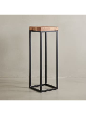 KADIMA DESIGN Beistelltisch | Akazie/Metall, 30x97x30cm, Industrial