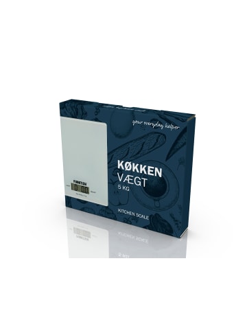 Funktion Küchenwaage in Weiss