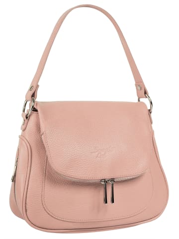 Samantha Look Umhängetasche echt Leder in rosa