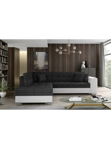 MF Design Piri Recamiere Links in Schwarz -  (L) 260 x (B) 260 x (H) 78 cm