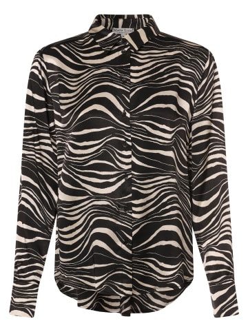 Marie Lund Bluse in schwarz ecru