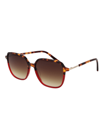 Damen Sonnenbrillen Quadrat Rot