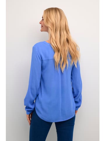 Kaffe Langarm-Bluse Amber Regular fit in Ultramarine