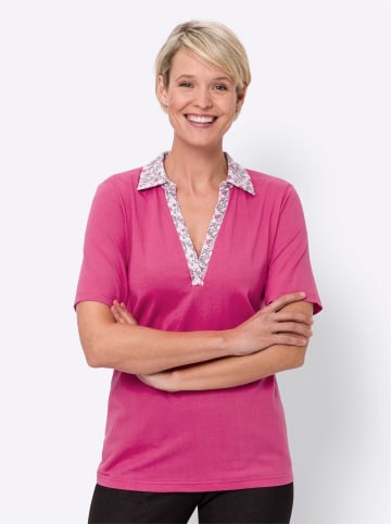 Sieh an! Kurzarmshirt in fuchsia