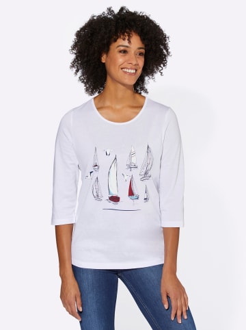 Sieh an! Shirt in weiß