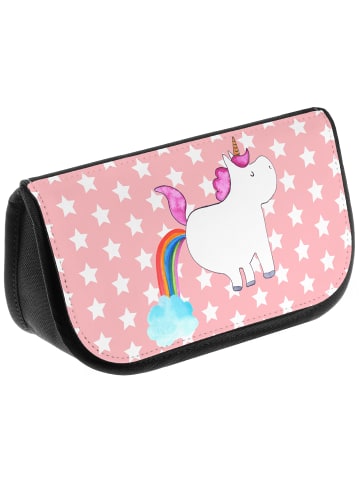 Mr. & Mrs. Panda Schminkbeutel Einhorn Pupsen ohne Spruch in Rot Pastell