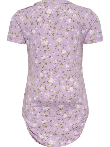 Hummel Kinder Kurzarmbody in Lila