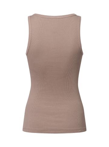 Marie Lund Top in taupe - 0003