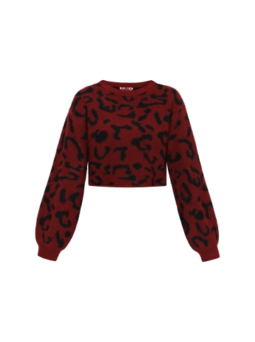 myMo ROCKS Sweater in wine red black