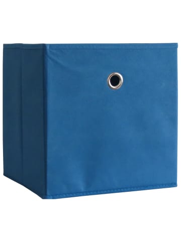 VCM  2er Set Faltbox Klappbox Aufbewahrungsbox Boxas in Blau