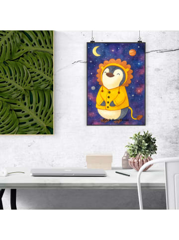 Mr. & Mrs. Panda Print Löwe Astrologie Design ohne Spruch in Weiß