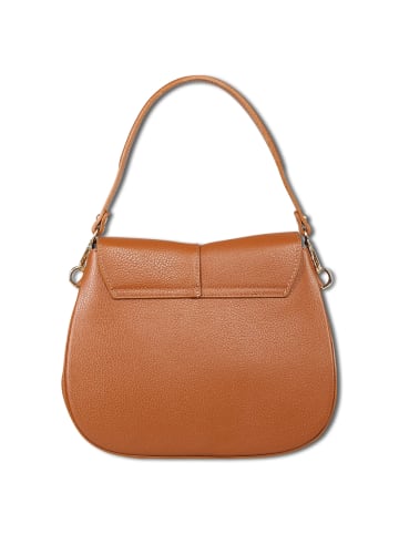 Florence Leder Umhängetasche Florence Tasche braun ca. 27cm