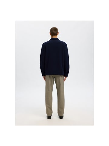 Selected Langarmhemd in Sky Captain