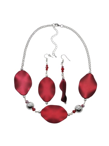 Steuer Modeschmuck Metall in Rot