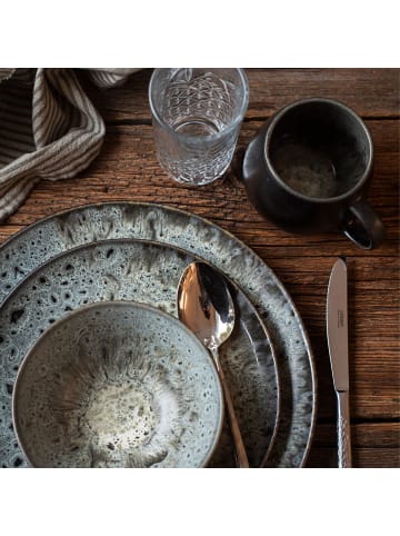 Mäser Kaffeebecher-Set, Steinzeug Carellia in Grau