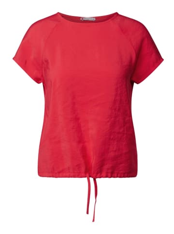 Street One Shirt mit Tunnelzug in Rot