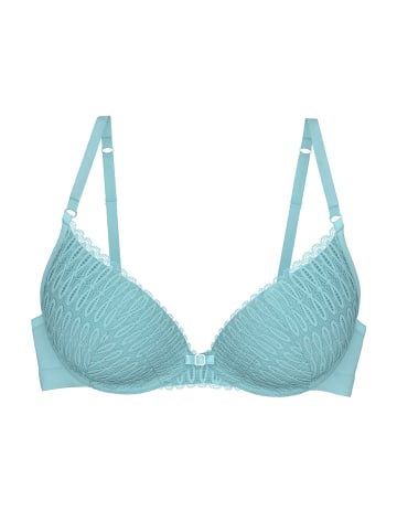 Triumph Push-Up BH Aura Spotlight T in Silver blue