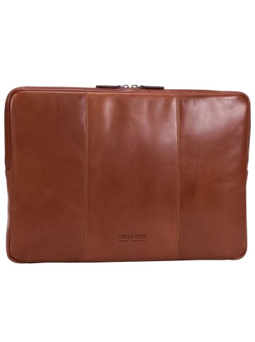 Leonhard Heyden Cambridge Laptophülle Leder 41 cm in cognac