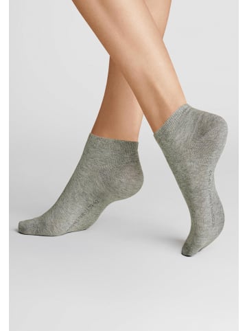 Hudson Sneakersocken Only 2-Pack hautfreundlich in Silber