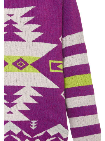 IZIA Damen Pullover in LILA WOLLWEISS
