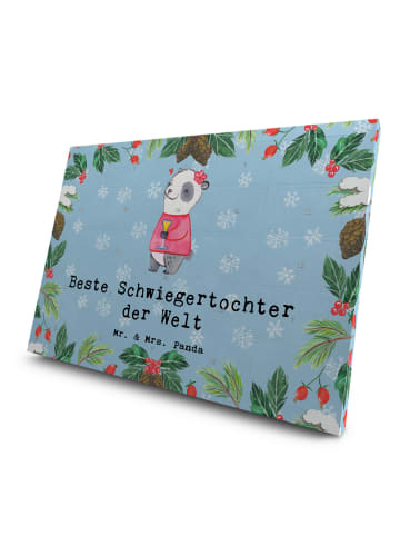 Mr. & Mrs. Panda Adventskalender Panda Beste Schwiegertochter de... in Eisblau