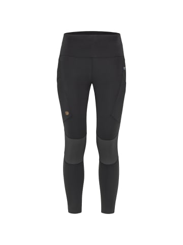 FJÄLLRÄVEN Wanderhose Abisko Trekking Tights Pro in Nachtschwarz