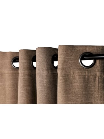Schöner Wohnen Kollektion Ösenvorhang COAST 1 in Braun