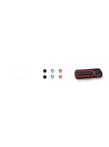 8in1-Set für Switch, Tasche, Schwarz/Rot
