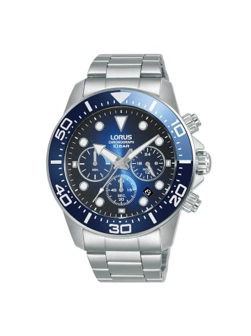 Lorus Stahl Quarzuhr Lorus Blau