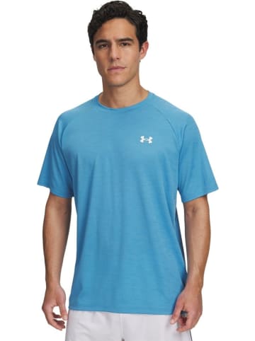Under Armour Sportshirt "Tech Textured T-Shirt" in Blau