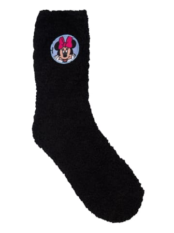 Disney 2er Pack Disney Minnie Mouse Kuschelsocken warme Socken in blau/schwarz