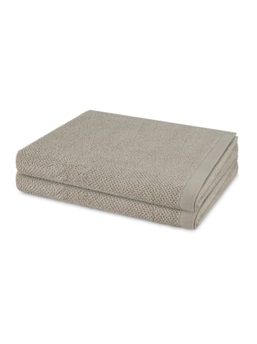 Möve 2 X Duschtuch im Set Bliss in Silver grey