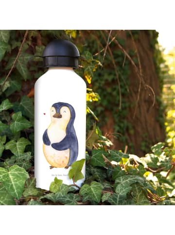 Mr. & Mrs. Panda Kindertrinkflasche Pinguin Diät ohne Spruch in Weiß