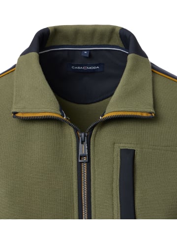 CASAMODA Sweatjacke in Grün