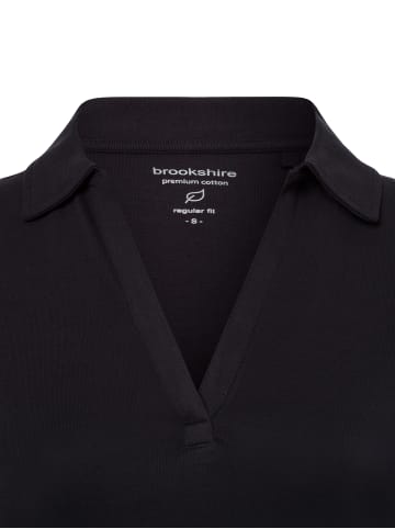 brookshire Langarmshirt in schwarz