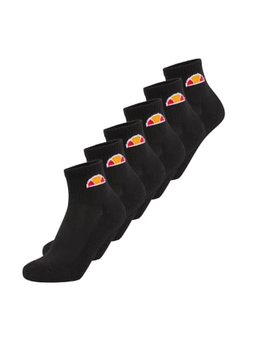 ellesse Socken 6er Pack in Schwarz