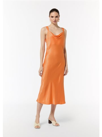 comma Kleid lang in Orange