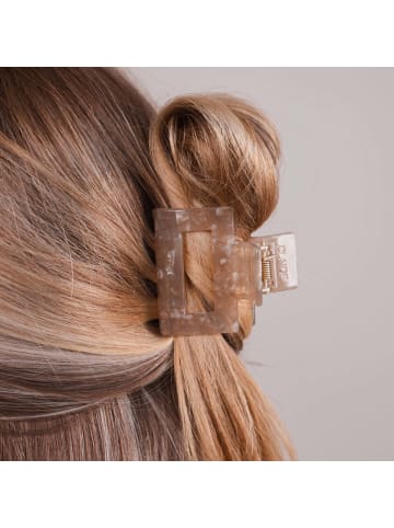 Claide Haarspangen und -clips Ophelia in Beige, Transparent