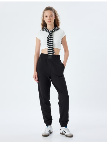 KOTON Sweathose in Schwarz