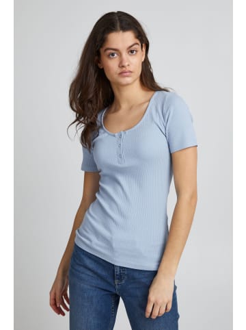 ICHI T-Shirt in blau