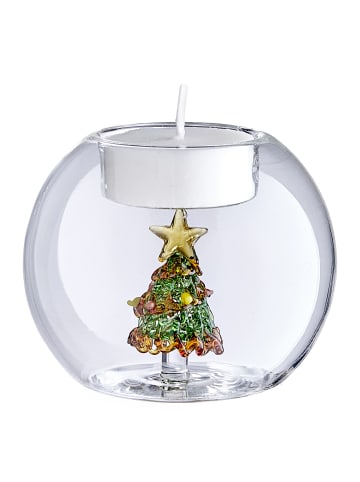 Butlers Butlers Teelichthalter MERRY&BRIGHT Tannenbaum in Durchscheinend