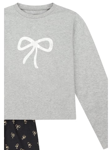 Schiesser Schlafanzug Comfort Cotton in Grau