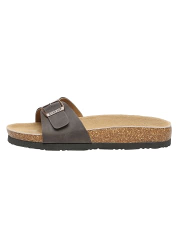 EVERAU Australia Leder Sandalen Swan in Braunes geöltes Leder