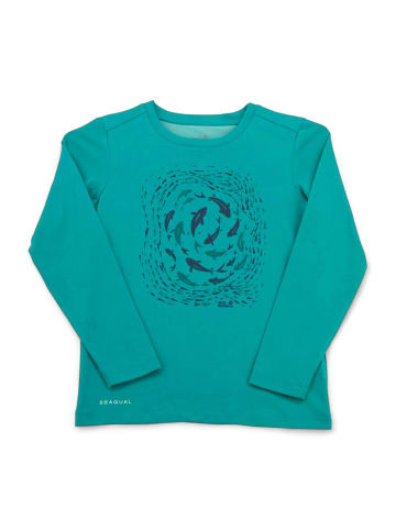Jack Wolfskin Langarmshirt Ocean Longsleeve Shirt Kinder recycelt in Grün