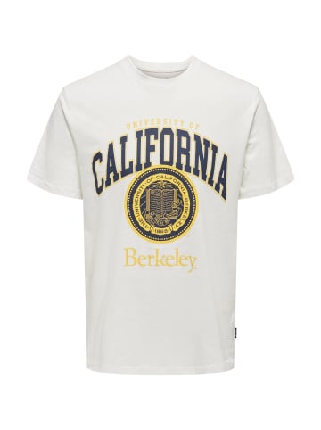 Only&Sons T-Shirt 'Berkeley' in weiß