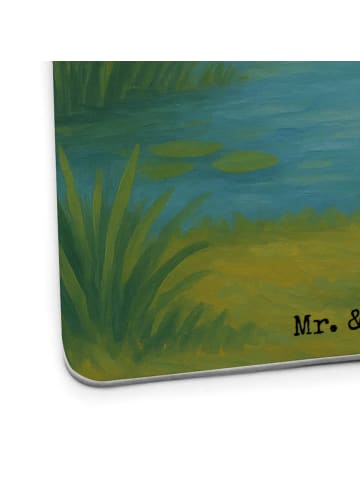 Mr. & Mrs. Panda Tassenuntersetzer Flamingo Yoga Design ohne Spruch in Weiß